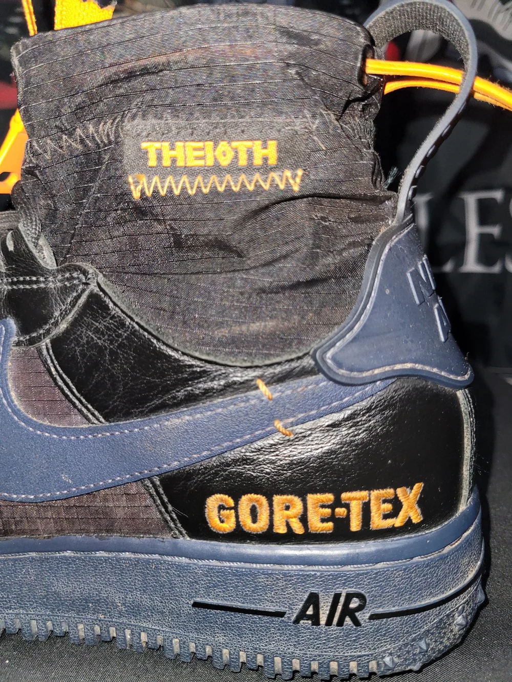 Nike Air Force 1 Winter GORE-TEX Black Bright, Thunder Blue
